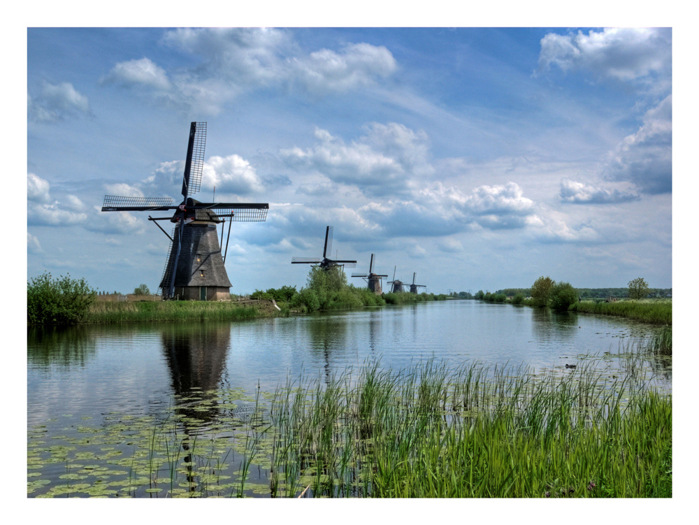 Die Mühlen von Kinderdijk