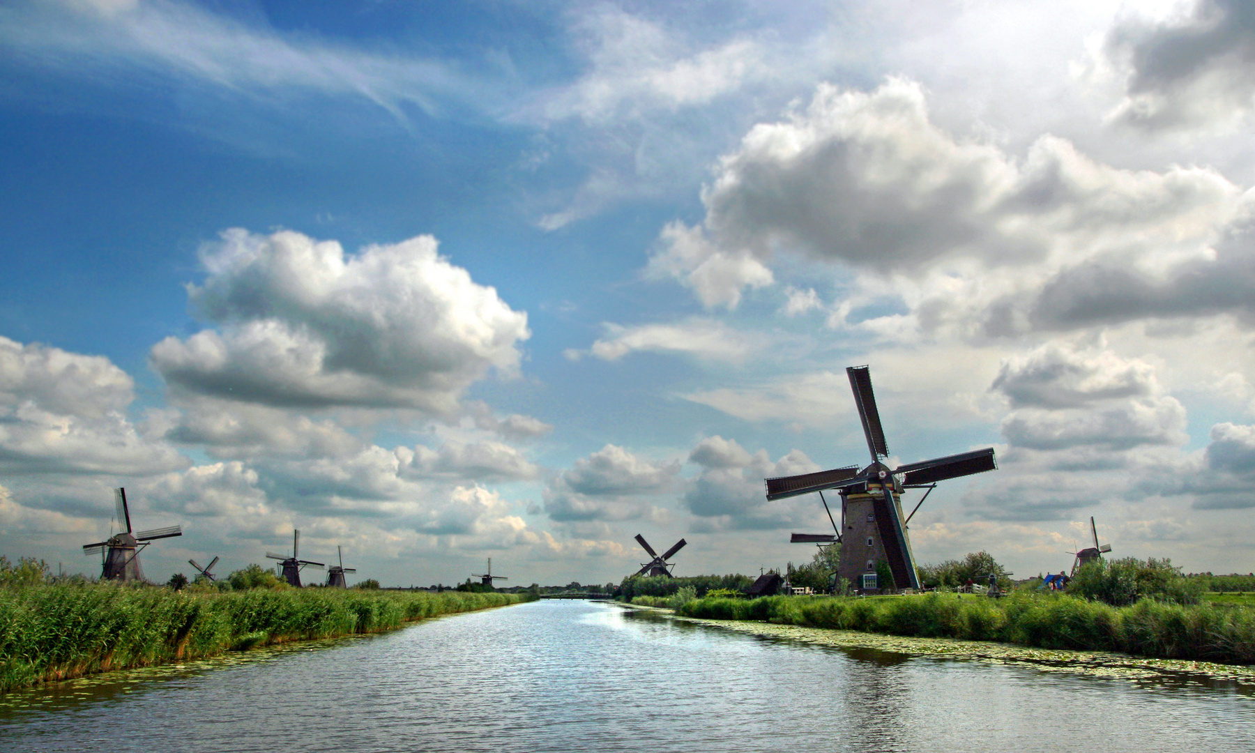 Die Mühlen von Kinderdijk