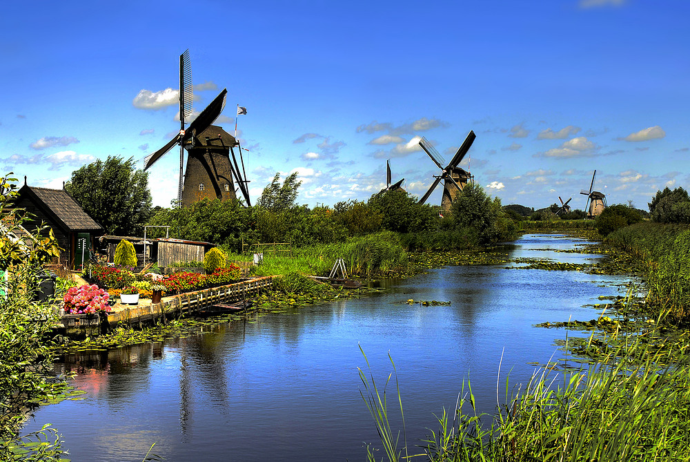 Die Mühlen von Kinderdijk Holland