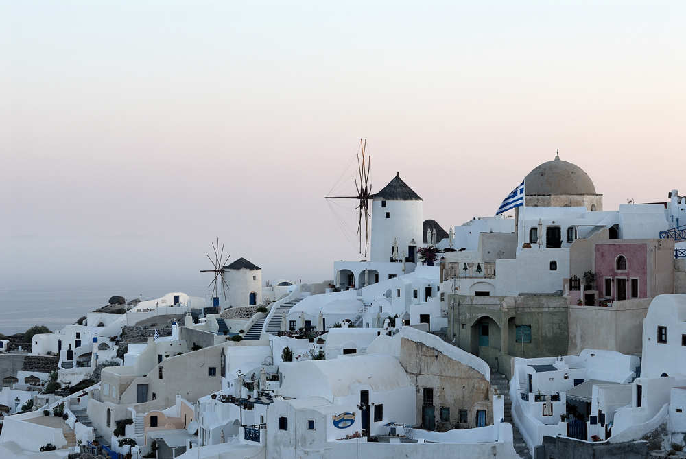 Die Mühlen von Oia / Santorini