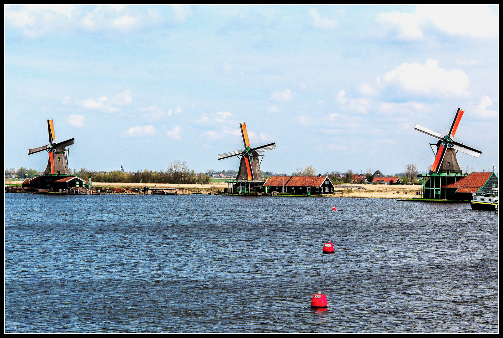 Die Mühlen von Zaanse Schanz.