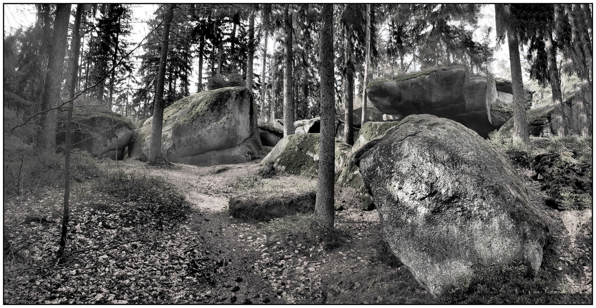 Die Mühlsteine im Fichtelgebirge 