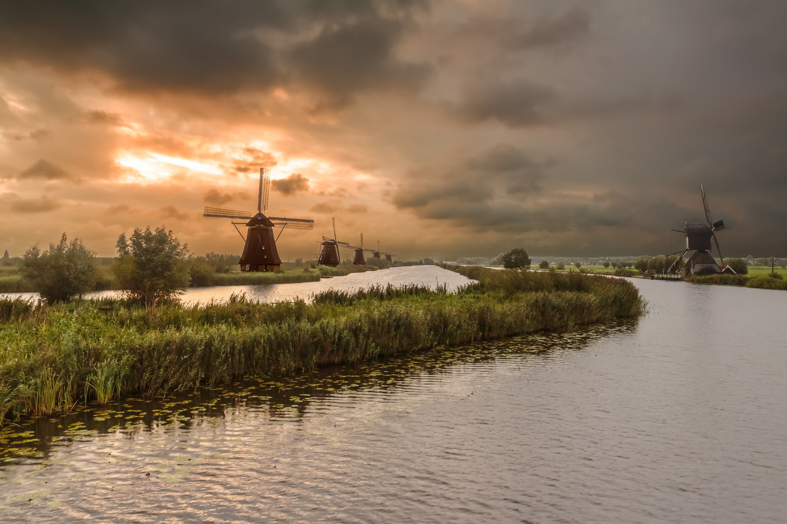 Die Mühlwerke von Kinderdijk