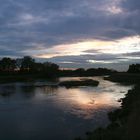 Die Mulde im Abendlicht