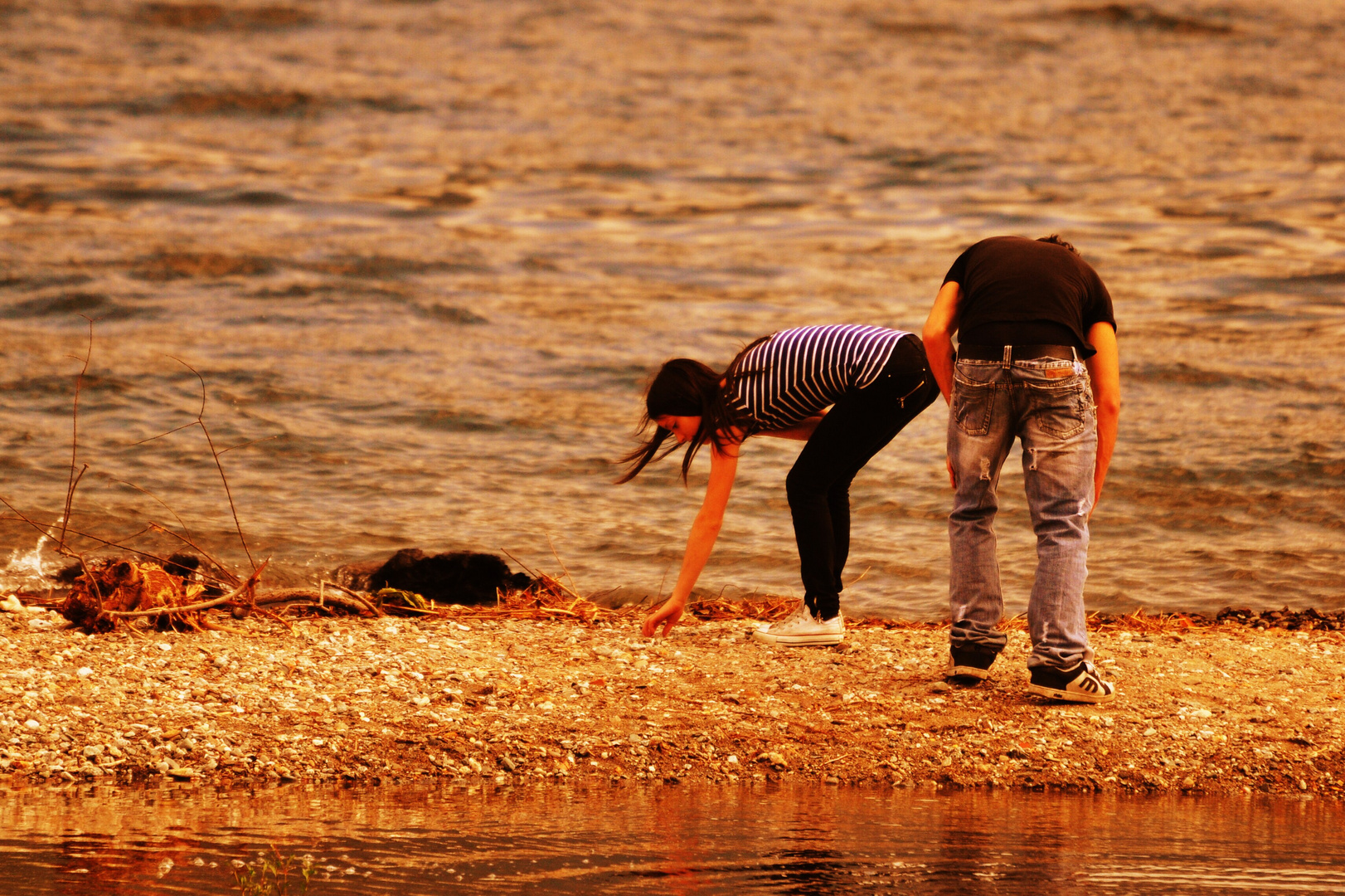 ...die Muschelsucher....