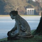 Die Muschelsucherin im Winter