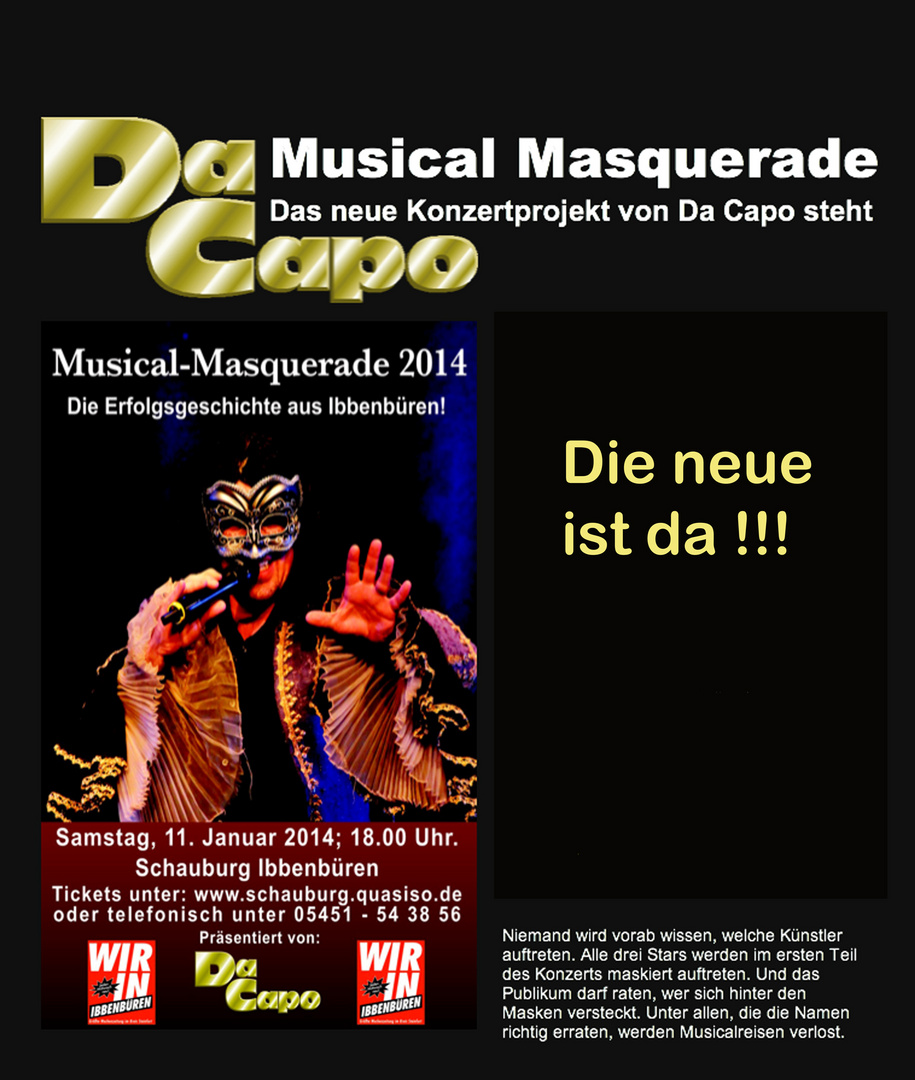 die musical masquerade 2013 ist gelaufen!!