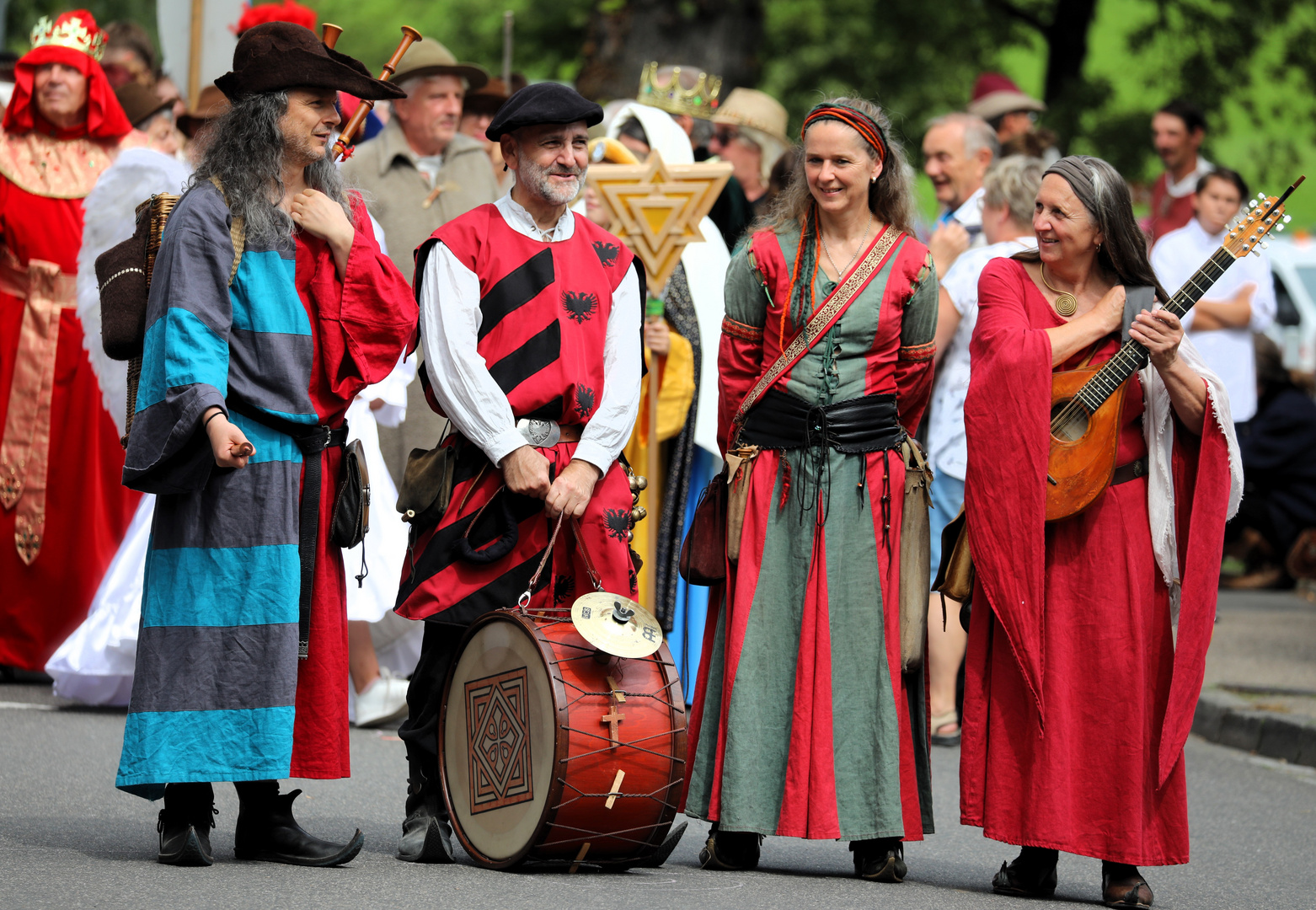 Die Musikanten der Vergangenheit.