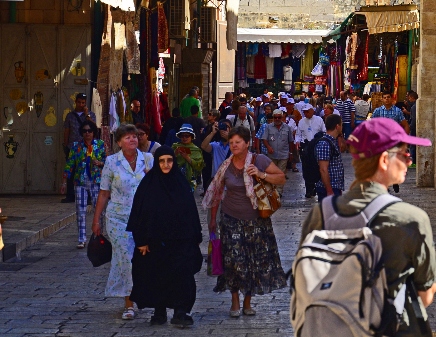 die Mutter des Brian in Jerusalemer Altstadt gesichtet !