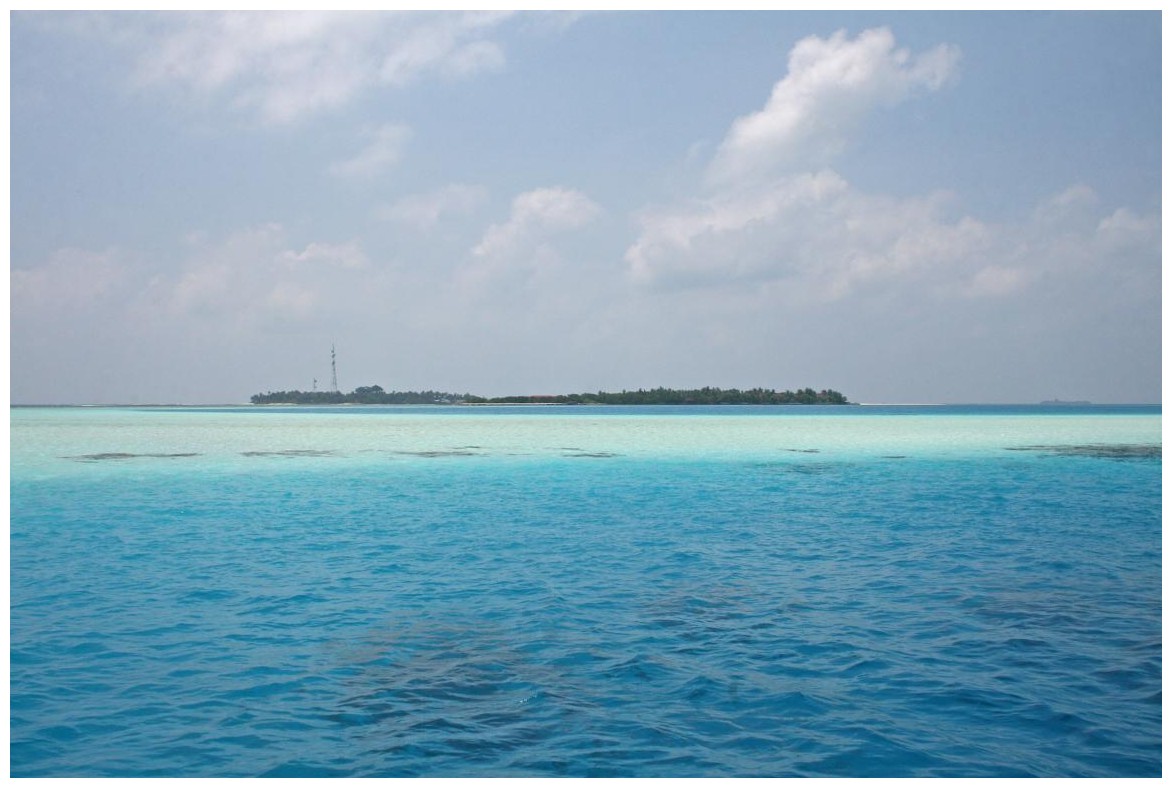 die Nachbarinseln von "Vilamendhoo" -südliche Richtung