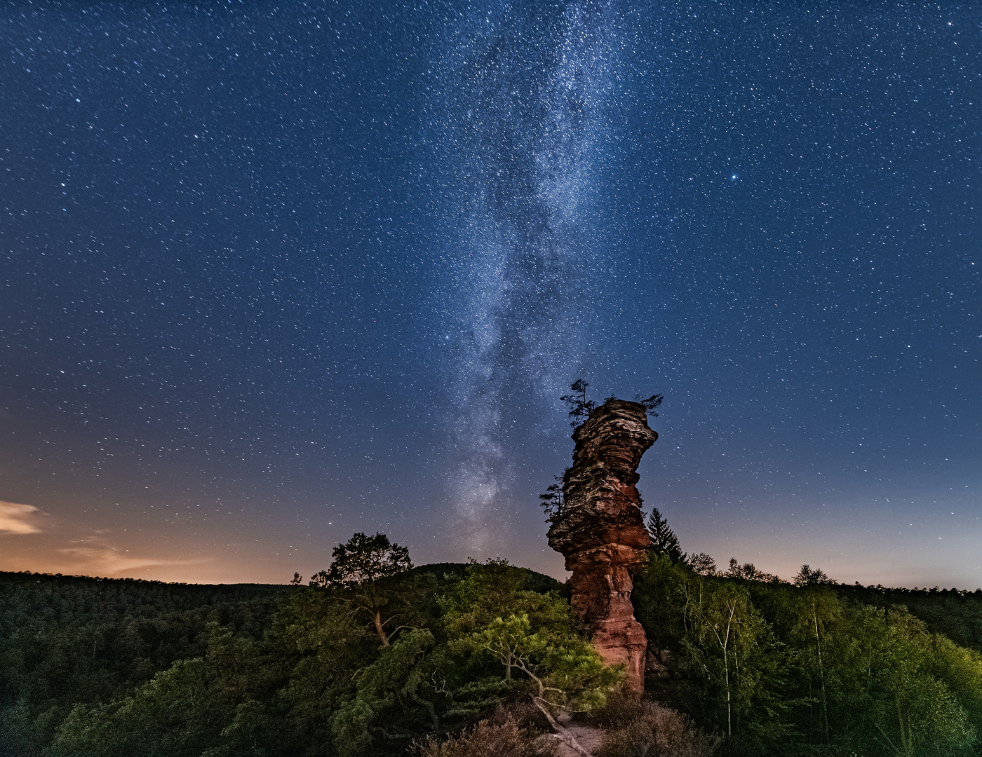 Die Nacht am Felsen