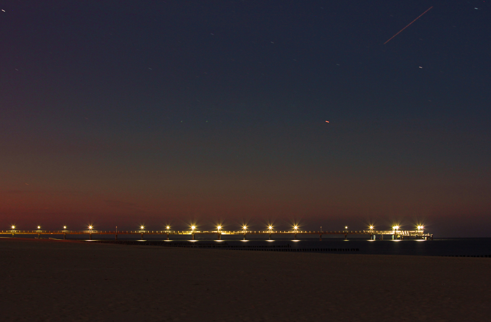 Die Nacht am Strand