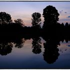 Die Nacht beginnt, Stille legt sich über den See