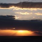 Die Nacht bricht ein im Amboseli