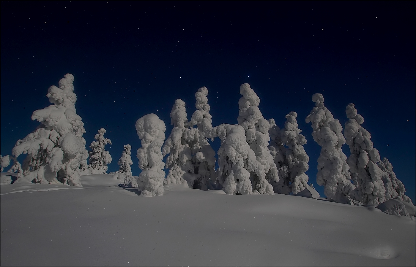 Die Nacht in Lappland