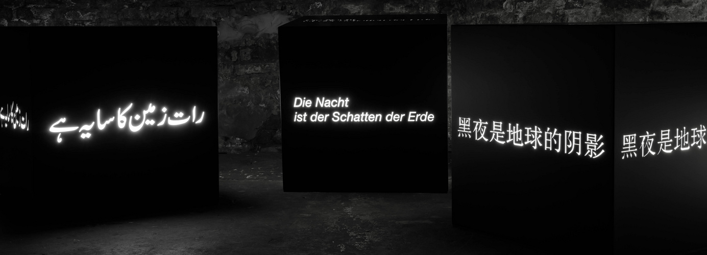 Die Nacht ist der Schatten der Erde