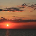 Die Nacht kommt über die Ostsee