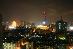 Die Nacht senkt sich über Guangzhou