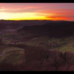 Die Nacht senkt sich über Sissach