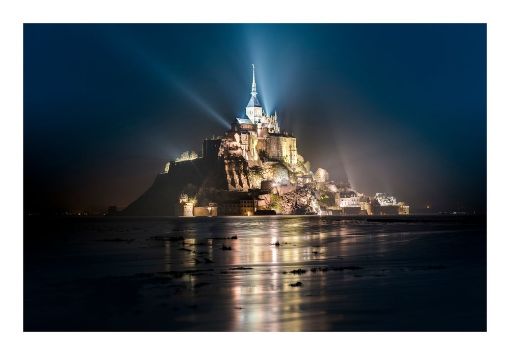 Die nächtliche Jahrhundertflut am Mont Saint Michel