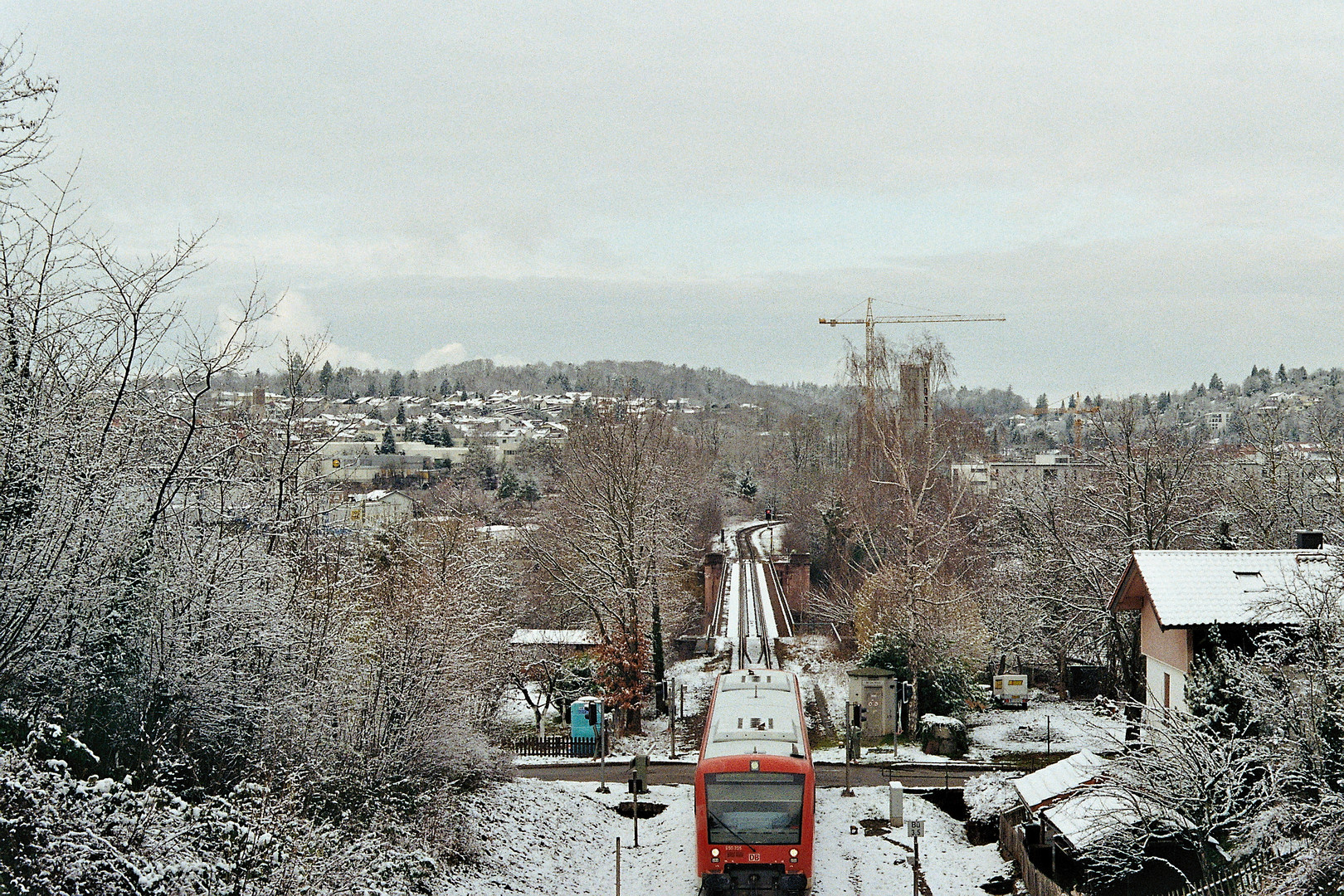 die Nagoldtalbahn bei winterlichem Wetter (2)