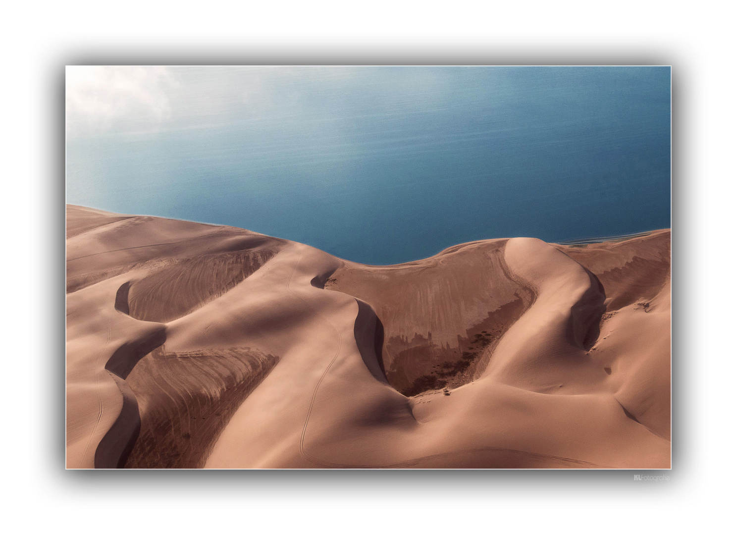 Die Namib an der Küste des Atlantik