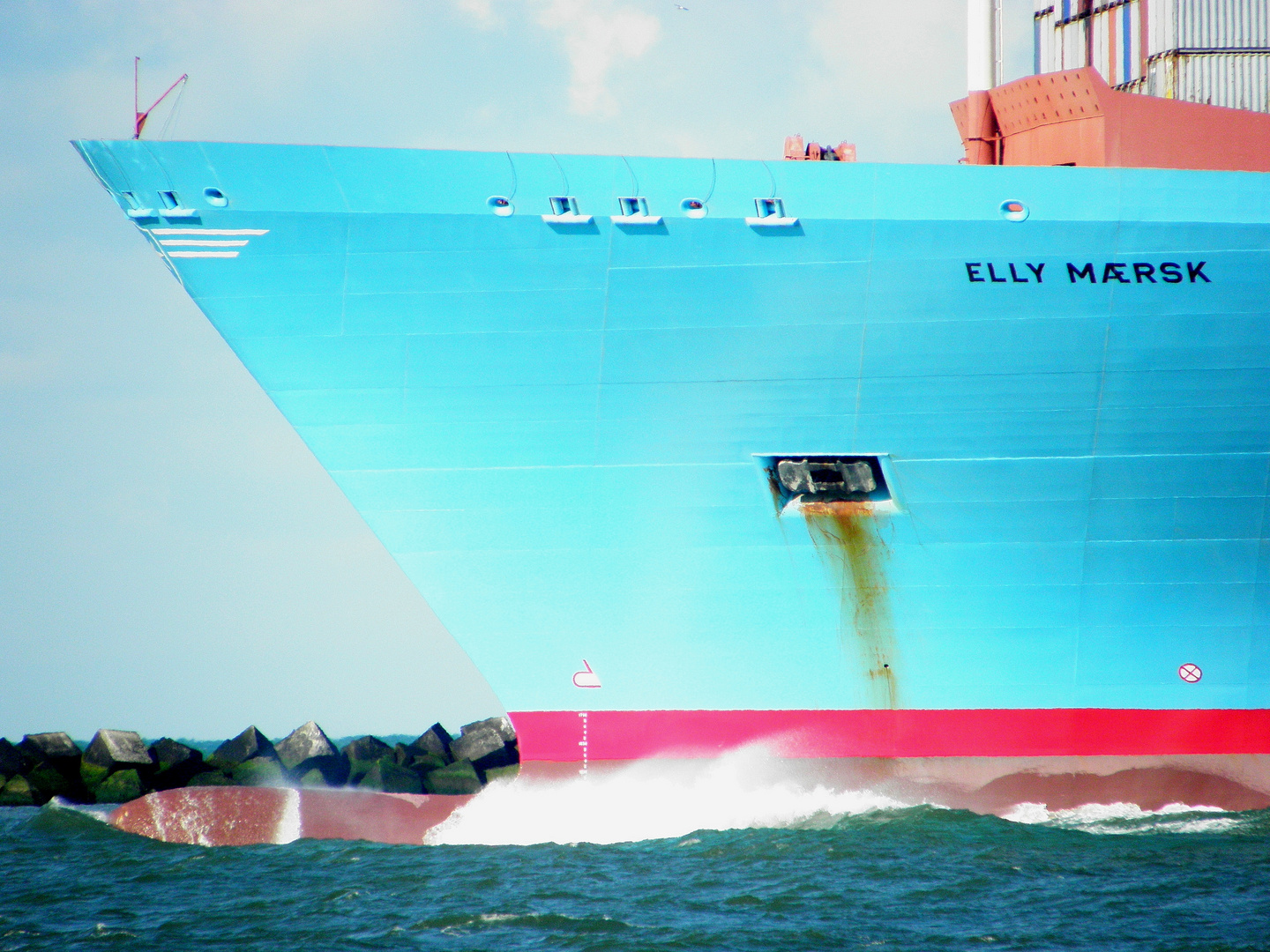 "...die Nase im WInd..." Elly Maersk IMO 9321536