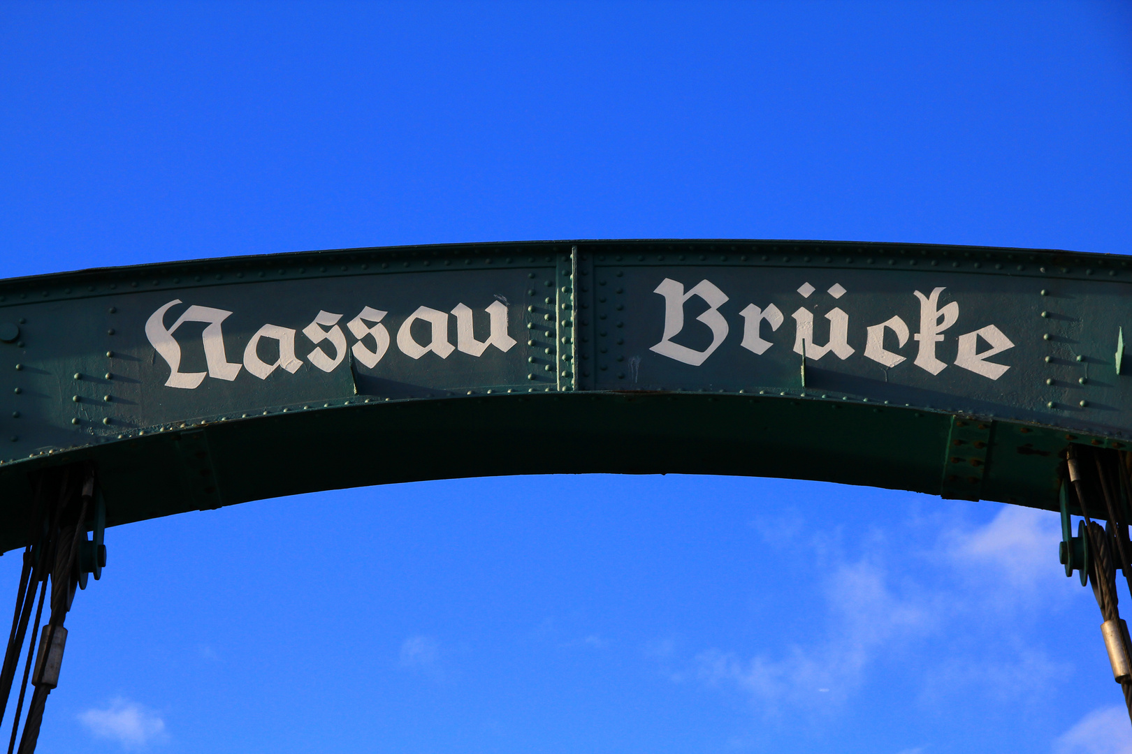 Die Nassau Brücke in Wilhelmshaven