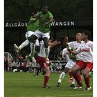 Die Nationalmannschaft von Togo spielt gegen Wangen im Allgäu