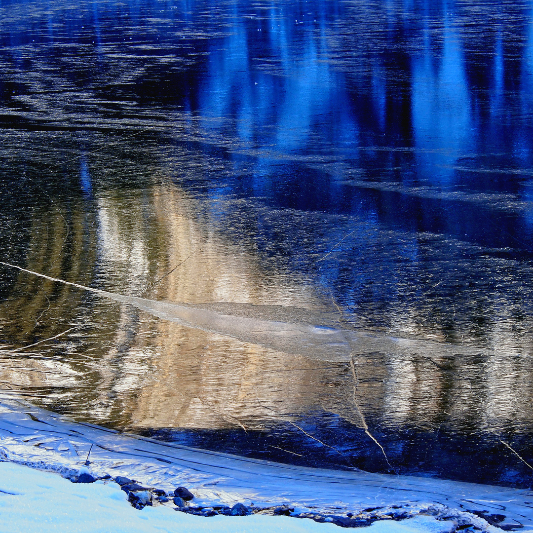 Die Natur ist die grösste Künstlerin! - Lumières et réflexions sur le lac de montagne...