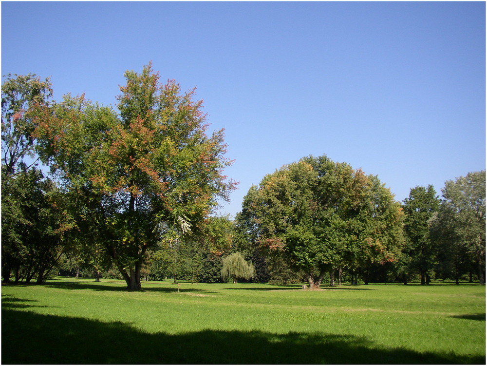 Die Natur verändert sich langsam.