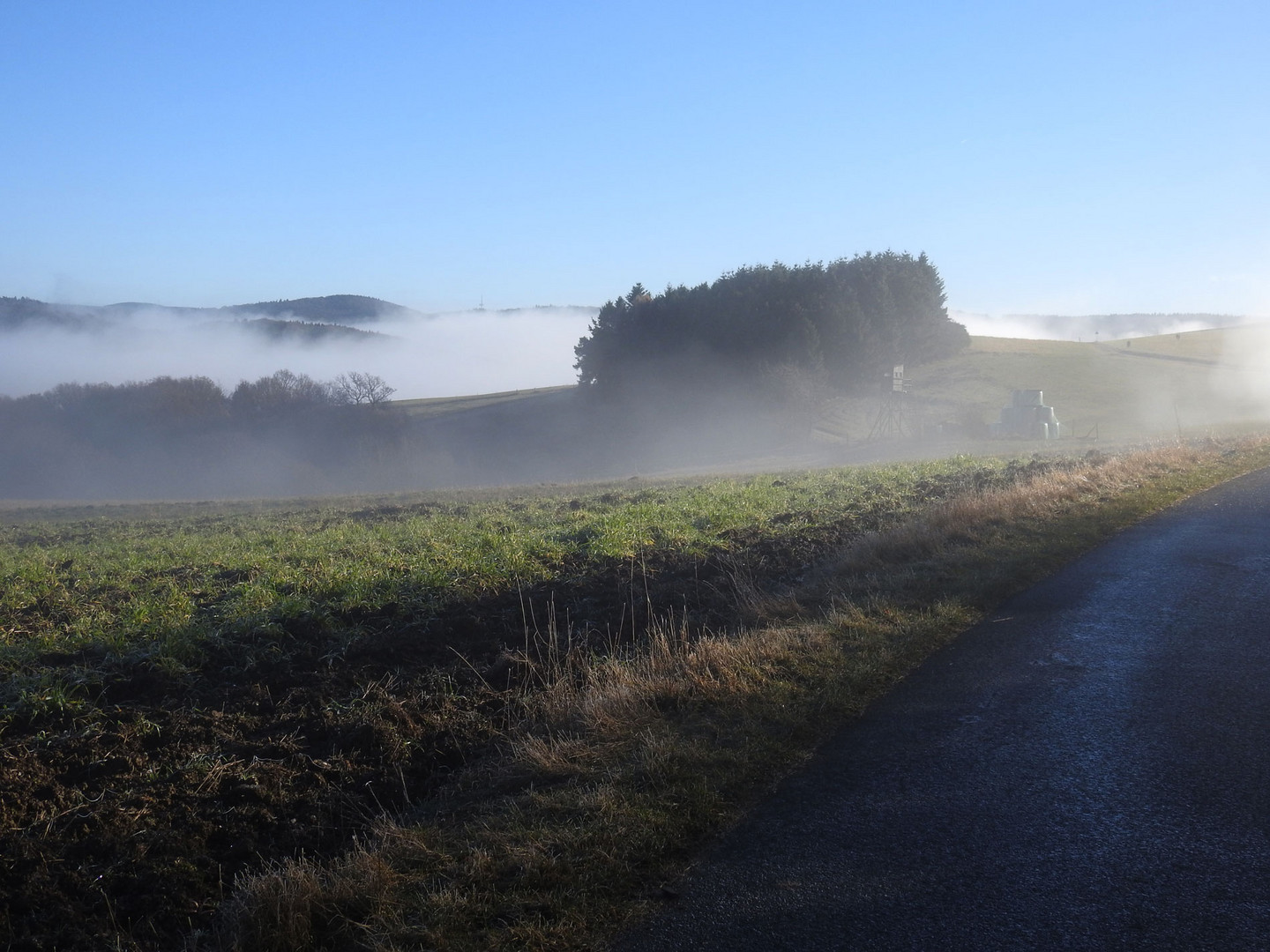 Die Nebel steigen aus dem Tal, es wird Herbst