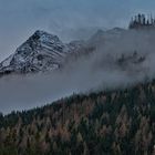 Die Nebel ziehen ums Gebirge
