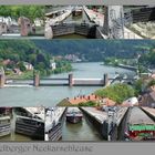 Die Neckarschleuse in Heidelberg