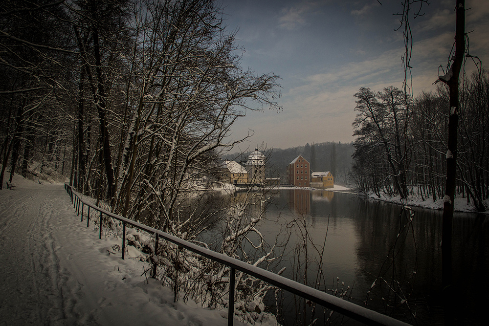 Die Neisse - Blick auf die Obermühle - Görlitz