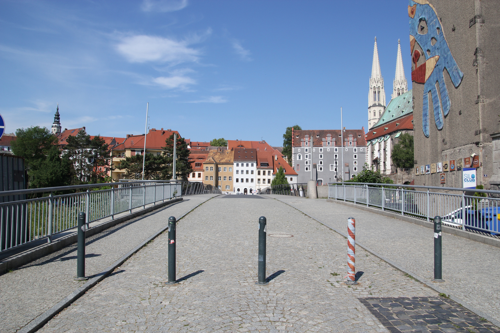 Die Neißebrücke zwischen Görlitz und Zgorzelec