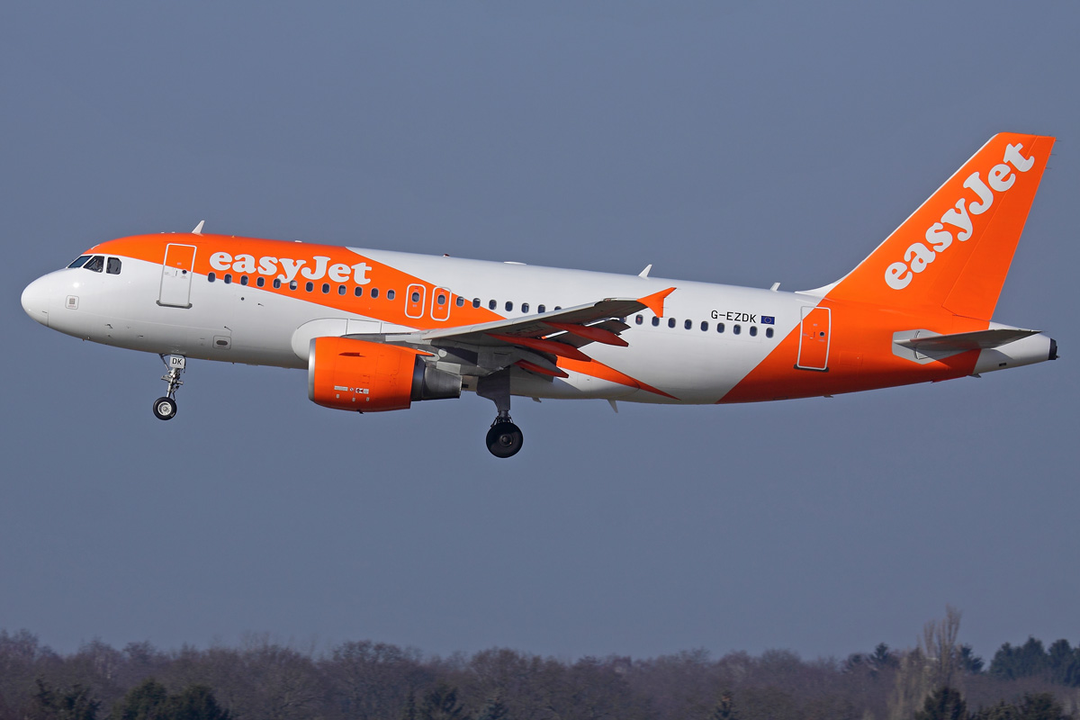 Die neue Bemalung von EasyJet