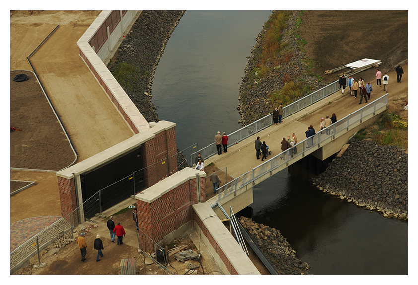 Die neue Brücke...