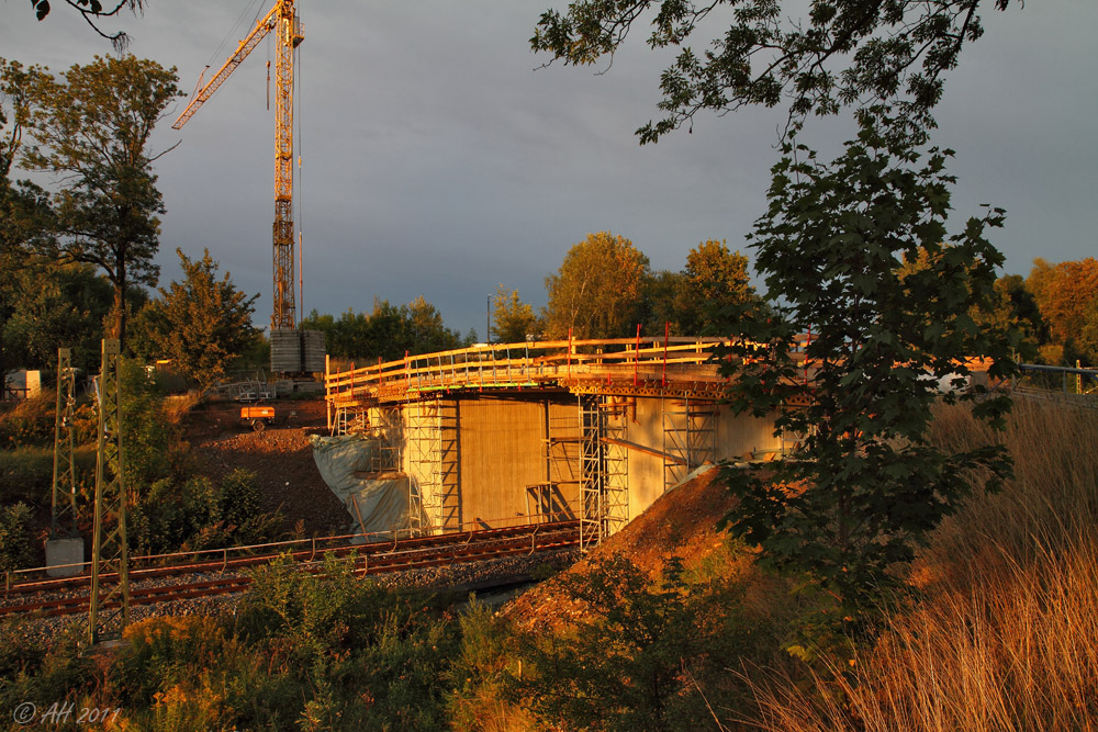 Die neue Brücke ...