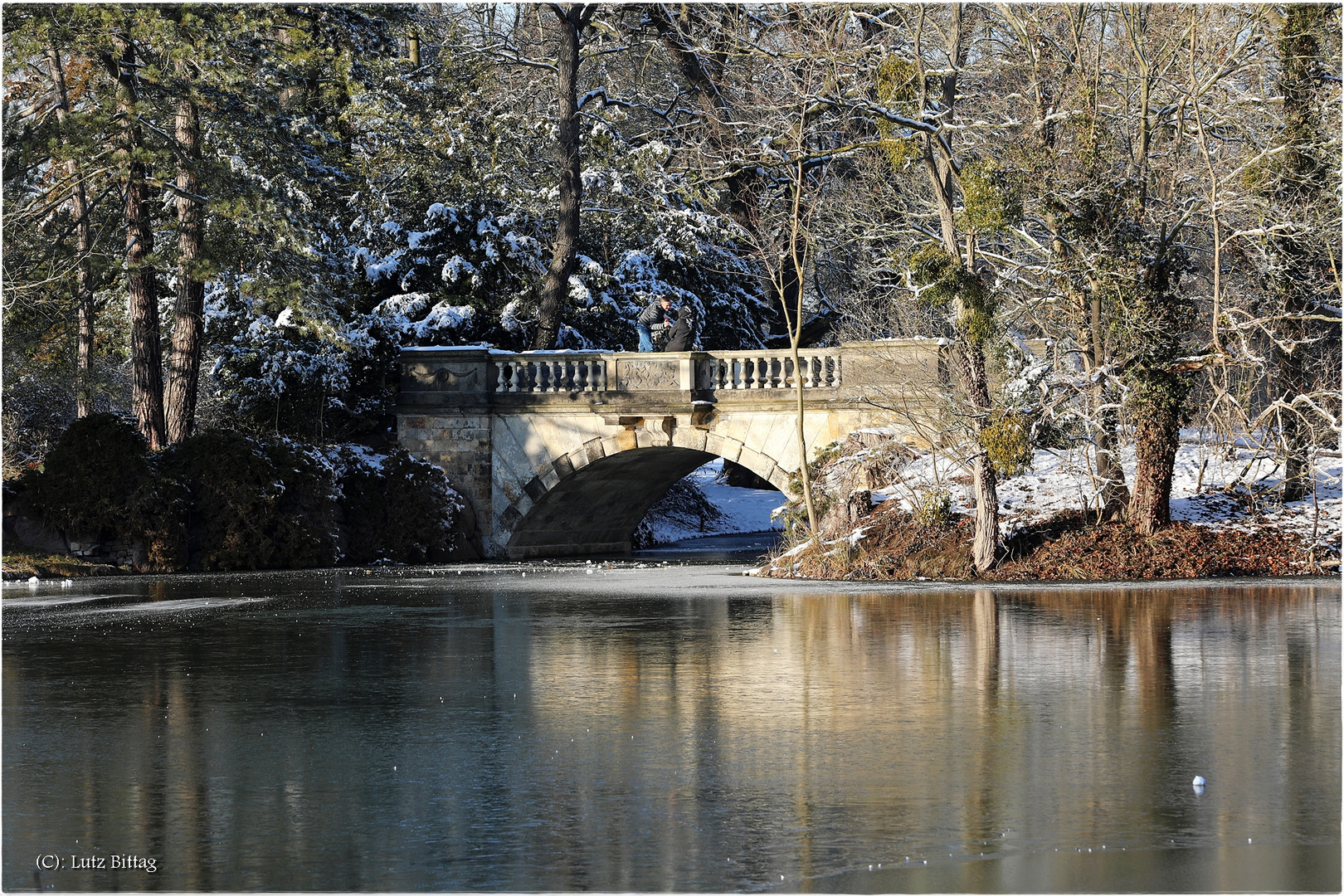 Die Neue Brücke im Winter