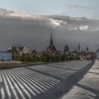 Die neue Brücke vor der alten Stadt