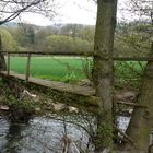 Die neue Fußgängerbrücke über die Kahl :-)