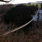 Die neue Hängebrücke im Hunsrück bei Mörsdorf