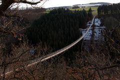 Die neue Hängebrücke im Hunsrück bei Mörsdorf