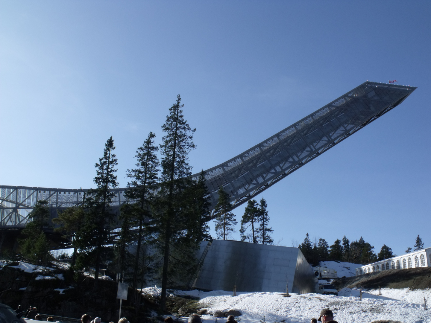 die neue Holmenkollen Sprungschanze