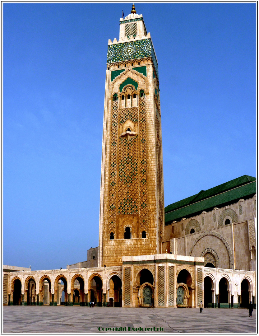 die neue Moschee in Casablanca, Hassan II