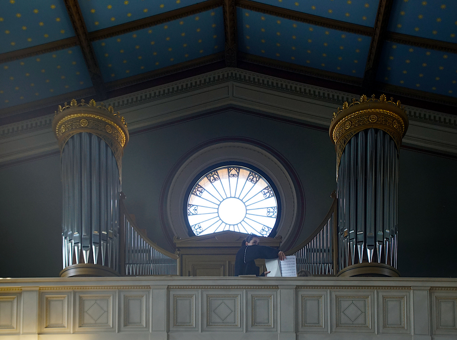 Die neue Orgel der Heilandskirche am Port von Sacrow