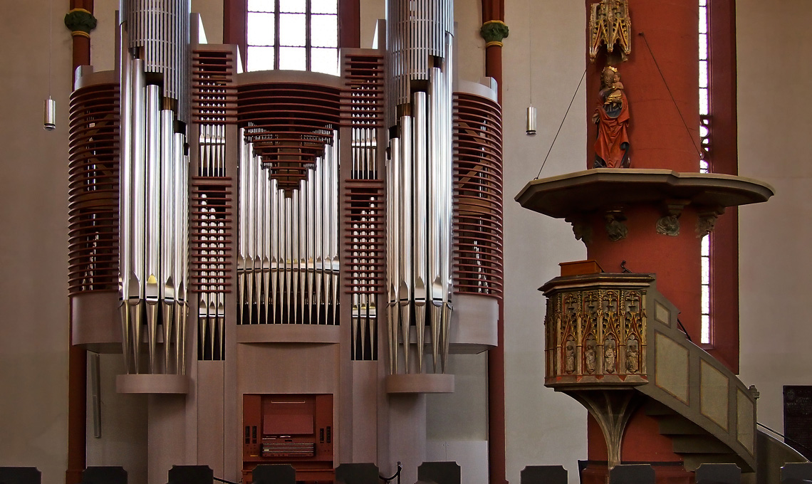 Die neue Orgel in der Korbacher Kilianskirche