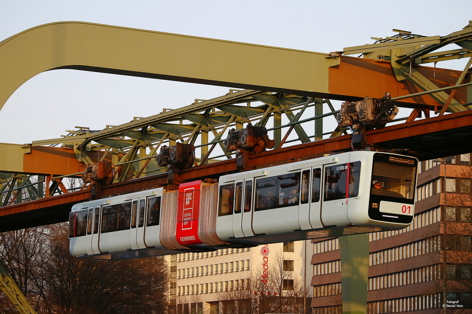 Die neue Schwebebahn GN01 "Design Award 2017" in Wuppertal,am 16.03.2017