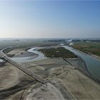 Die neue Stelzenbrücke zum Mont-Saint-Michel